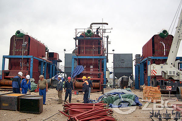Проект котла с цепной решеткой на 20 тонн в стране Монголии